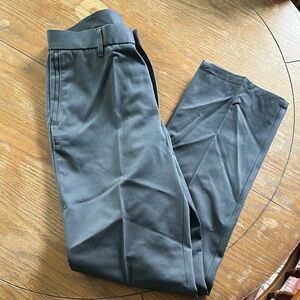 Men's Dark Gray Dress Pants